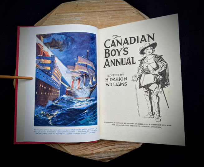 Title page - The Canadian Boys Annual - edited by Williams H. Darkin - Undated