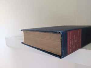 Top edge view of textblock - 1946 My Three Years With Eisenhower By Harry C Butcher