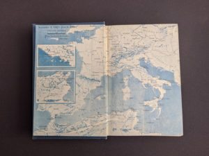 front endpaper and pastedown - 1946 My Three Years With Eisenhower By Harry C Butcher