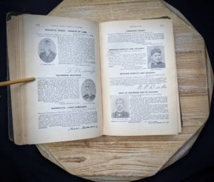 pages inside a 1895 copy of The Peoples Common Sense Medical Adviser by R.V. Pierce M.D.