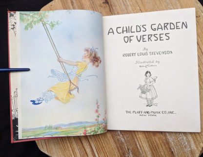 1932 A Childs Garden of Verses by Robert Louis Stevenson - popular edition