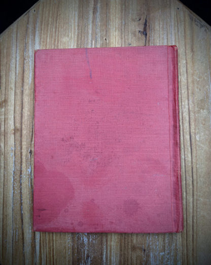 Backside of book - 1932 A Childs Garden of Verses by Robert Louis Stevenson - popular edition