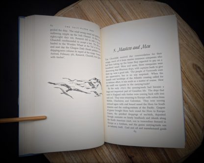 Masters and Men - Chapter 5 inside a 1960 copy of The Salt Water Men - Canadas Deep Sea Sailors by Joseph Schull