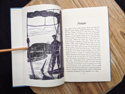 Prologue inside a 1960 copy of The Salt Water Men - Canadas Deep Sea Sailors by Joseph Schull