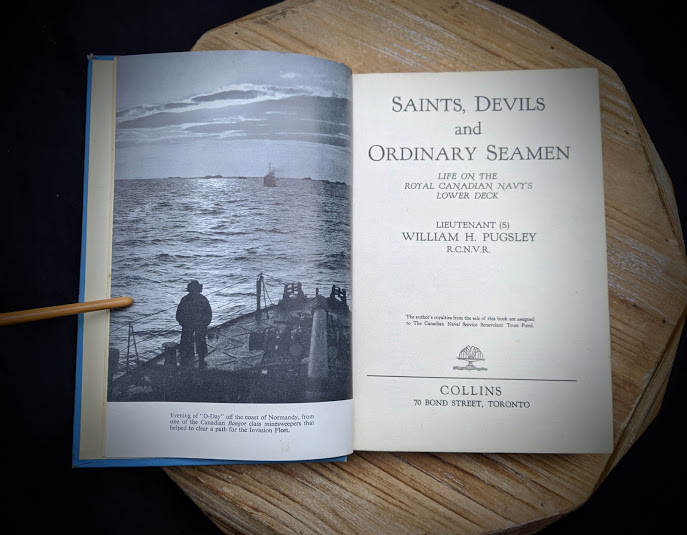 Saints Devils and Ordinary Seamen Life on the Royal Canadian Navys Lower Deck - 1946 second printing - Title Page