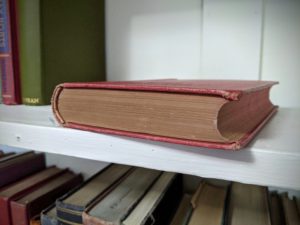 bottom edge view of 1912 copy of The Lunkenheimer Company Catalogue Number 50