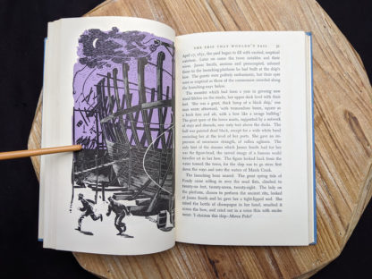 illustration inside a 1960 copy of The Salt Water Men - Canadas Deep Sea Sailors by Joseph Schull