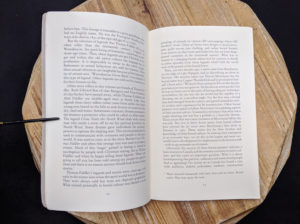 pages inside a 1985 copy of Legends from the Forest told by Thomas Fiddler edited by James R Stevens