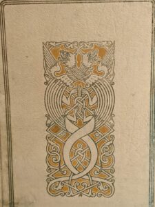 1935 De Weg tot Elkander by Trygve Gulbranssen - third book of the trilogy - First Edition - blind stamp up close