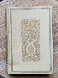 Front cover on a 1935 copy of De Weg tot Elkander by Trygve Gulbranssen - third book of the trilogy - First Edition