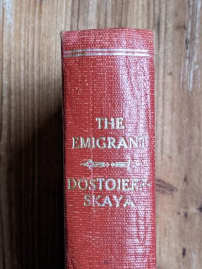 1916 The Emigrant by Dostoieff Skaya - head of spine
