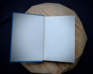 front pastedown and endpaper inside a 1947 copy of Anne of Avonlea by Montgomery