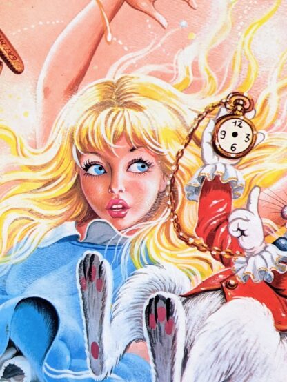 title page up close - 1985 Alice in Wonderland - Ottenheimer Publishers - Printed in Italy