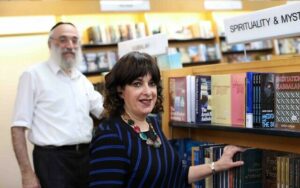 Miriam and Yirmi Goldschmiedt at Golds bookstore in Melbourne
