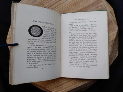 The Prominent Man fable inside a 1903 First edition copy of The Golden Windows - A Book Of Fables For Young And Old