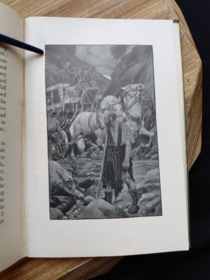 black and white plate inside a 1903 First edition copy of The Golden Windows - A Book Of Fables For Young And Old