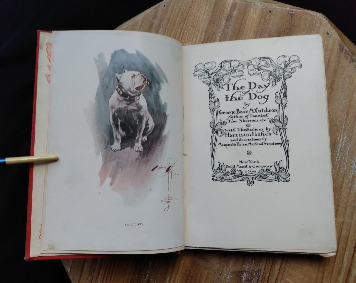 1904 copy of The Day of the Dog by George Barr McCutcheon - First Edition