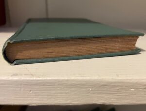 foot edge view on a 1907 copy of Right to be Lazy and Other Studies by Paul Lafargue - First Edition