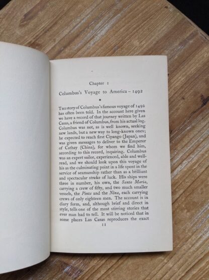 Chapter 1 inside a 1929 A Book of Seamen by F. H. Doughty - First Edition
