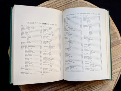 Index to Common Names - 1939 Wild Flowers of the Northern States and Canada by Arthur Craig Quick