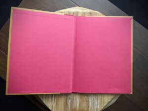 Front endpaper inside a 1981 copy of One Unicorn written and illustrated by Gale Cooper - First Edition