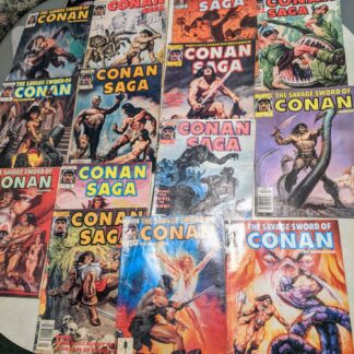 1987-1990 CONAN Marvel Comic Lot
