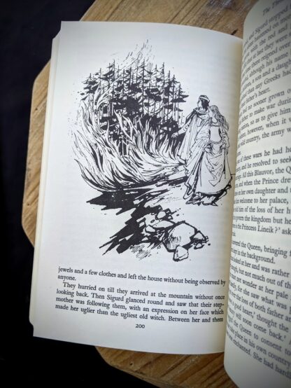 Illustration by Margery Gill - The Rainbow Fairy Book - Andrew Lang - rare 1977 Second Edition