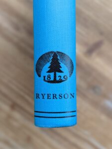foot of spine on a 1949 copy of Forest Folk by Charles G. D. Roberts - First edition