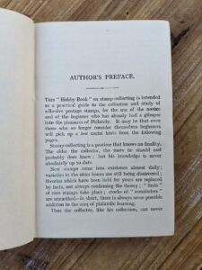 Author's Preface - Stamp Collecting - A Guide for Beginners by A. B. Creeke - Circa 1910