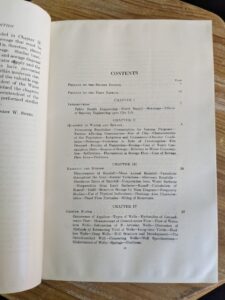 Table of Contents page 1 of 7 - 1947 Water Supply and Sewerage by Ernest W. Steel - second Edition