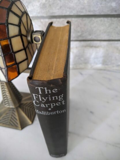 Top edge of the textblock on a 1932 Copy of The Flying Carpet by Richard Halliburton - First Edition