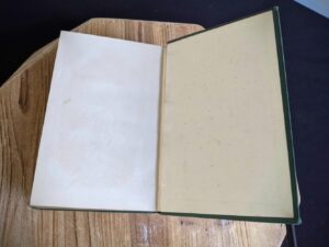 back pastedown and endpaper - The Life and Adventures of Martin Chuzzlewit by Charles Dickens - Circa 1880's - undated
