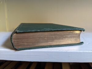 foot of textblock on an antiquarian copy of The Life and Adventures of Martin Chuzzlewit by Charles Dickens - Circa 1880's - undated