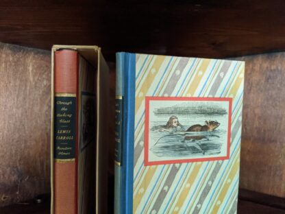 1946 Alice’s Adventures in Wonderland and Through The Looking-Glass - Two Volume Set - by Lewis Carroll. Published by Random House, New York - Special Edition