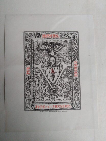 ephemera found inside a 1913 Twenty Centuries of Paris by M.S.C Smith - Second Printing