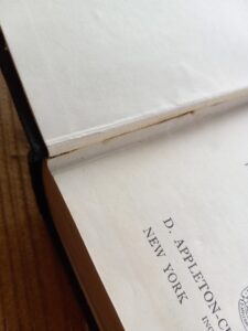 separation between copyright page and title - 1936 Ships and the Sea by Talbot-Booth - second edition