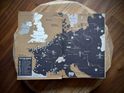 1948 Crusades In Europe by Dwight D. Eisenhower - First Edition - Front pastedown and endpaper