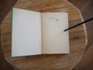 Front Paste down and endpaper - circa 1890s Paradise Lost by John Milton - H.M. Caldwell co. publishers