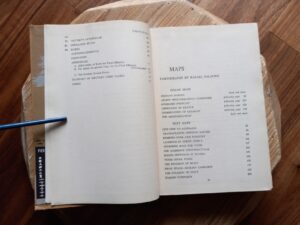 List of Maps page 1 of 2 - 1948 Crusades In Europe by Dwight D. Eisenhower - First Edition