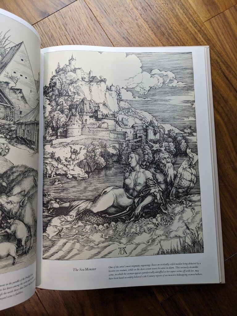 The Sea Monster by Albrecht Dürer - The World of Dürer - Time-Life Library Art Series - circa 1960s