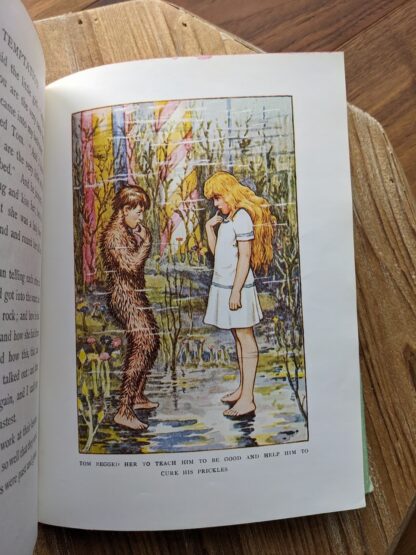 Tom begged her to teach him to be good and help him to cure his prickles -1979 The Water Babies {a fairy tale for a land-baby} by Charles Kingsley - Facsimile Classics Series