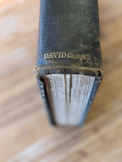 foot of spine - 1921 The Blue Fairy Book edited by Andrew Lang - First Edition published by David McKay Company