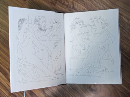 front pastedown and endpaper - The World of Picasso -Time-Life Library Art Series - circa 1960