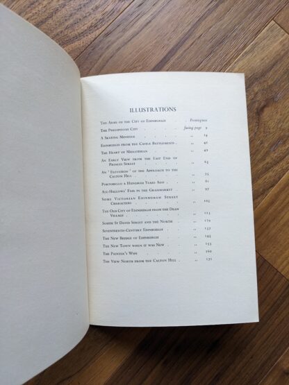 list of illustrations - 1950 The Capital of Scotland by Moray McLaren