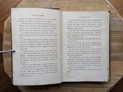 pages inside a 1886 copy of The Prairie Chief by R.M. Ballantyne - First Edition