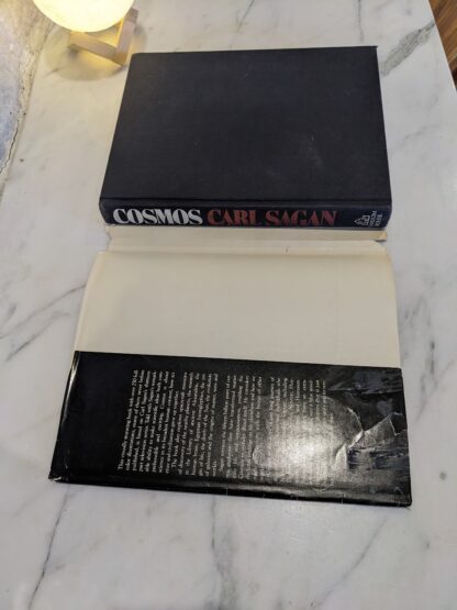 Aerial view of an 1980 copy of Cosmos by Carl Sagan