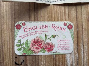 Ephemera up close found inside a scarce undated copy of The Poetical Works of Robert Burns - Limp Vellum calf leather