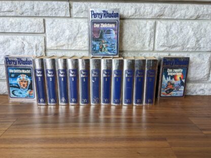 Perry Rhodan Book Lot with holograph images on front panels - 1979 - 1984 - binding view