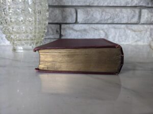 top edge of textblock - War and Peace by Count Tolstoy - Volume 1 of 2 - published by The Walter Scott Publishing Company