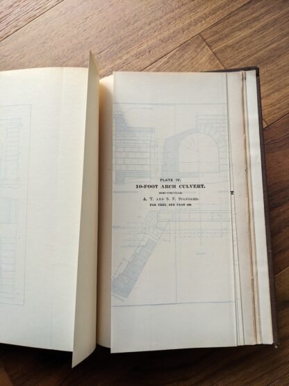 10-Foot Arch Culvert - 1903 A Treatise on Masonry Construction by Ira O. Baker - New York, J. Wiley & Sons - Ninth Edition